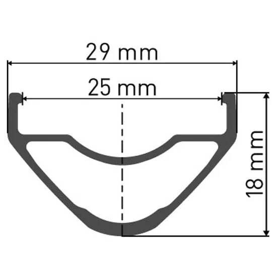 DT Swiss XR 1700 Spline 29" Bakhjul DT Swiss XR 1700 Spline 29" Bakhjul