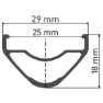 DT Swiss XR 1700 Spline 29" Bakhjul