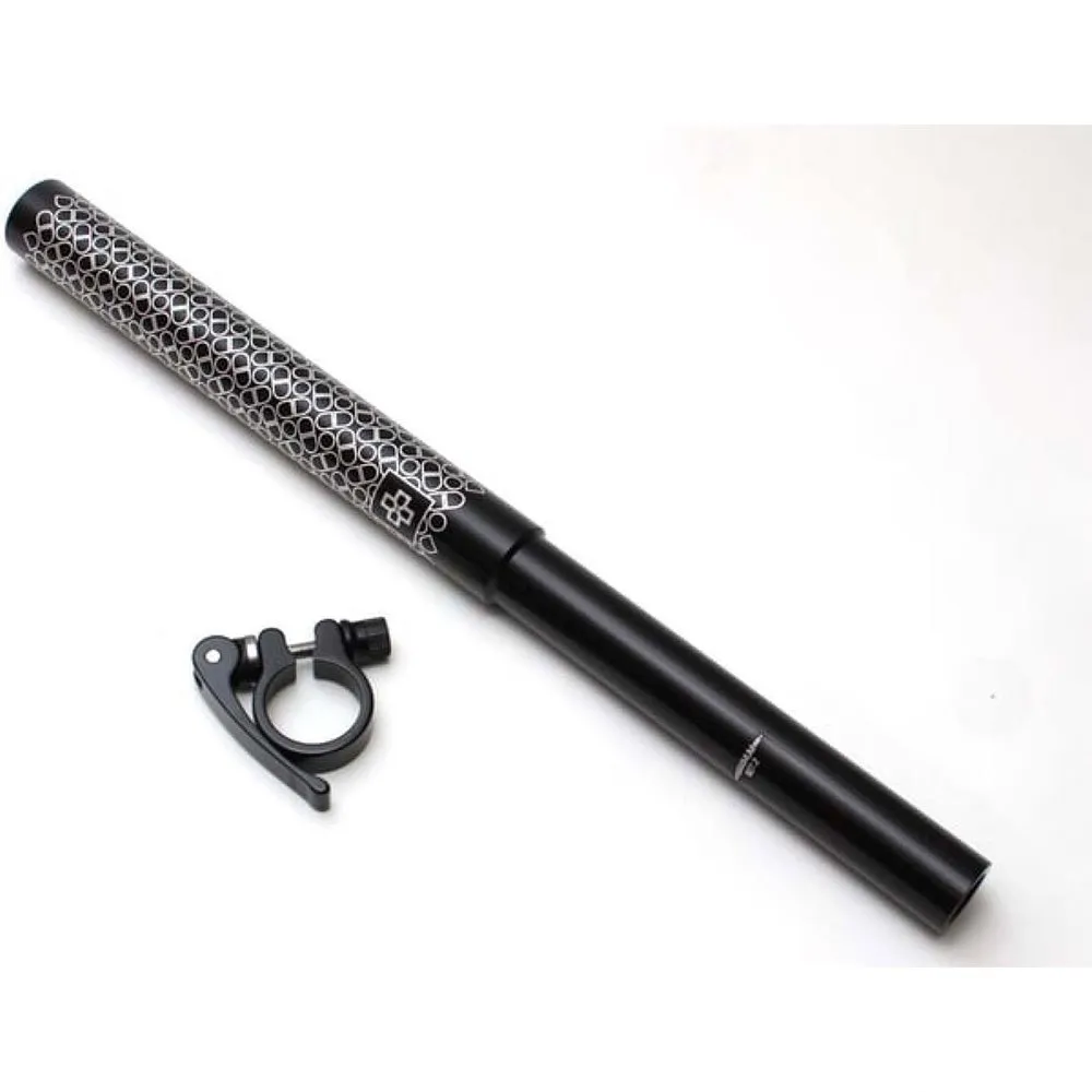 DUO Recovery Sadelstolpe, Black / white, 415mm, 27.2mm DUO Recovery Sadelstolpe, Black / white, 415mm, 27.2mm