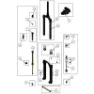 DVO Suspension Diamond D2 Kit För Bakre Stötdämparens Returknapp, Black, One Size