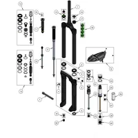 DVO Suspension Onyx 38 Ref 3 Gaffeltätningssats