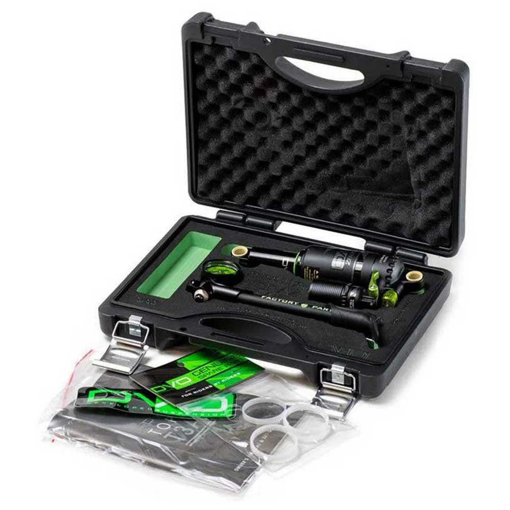 DVO Suspension Topaz T2 Trunnion Stötdämpare, Black / green, 62.5mm, 205mm
