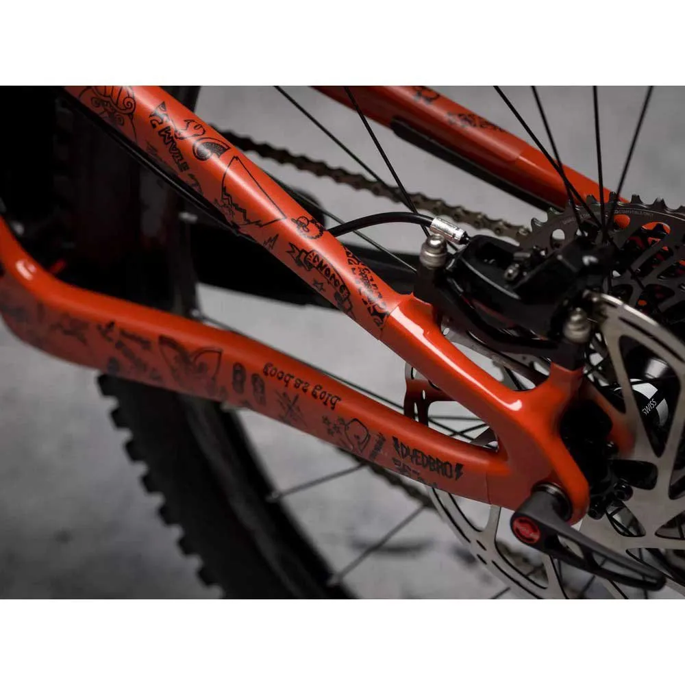 Dyedbro Nz Enduro 2018 Ramsskyddsklistermärken, Black, One Size Dyedbro Nz Enduro 2018 Ramsskyddsklistermärken, Black, One Size