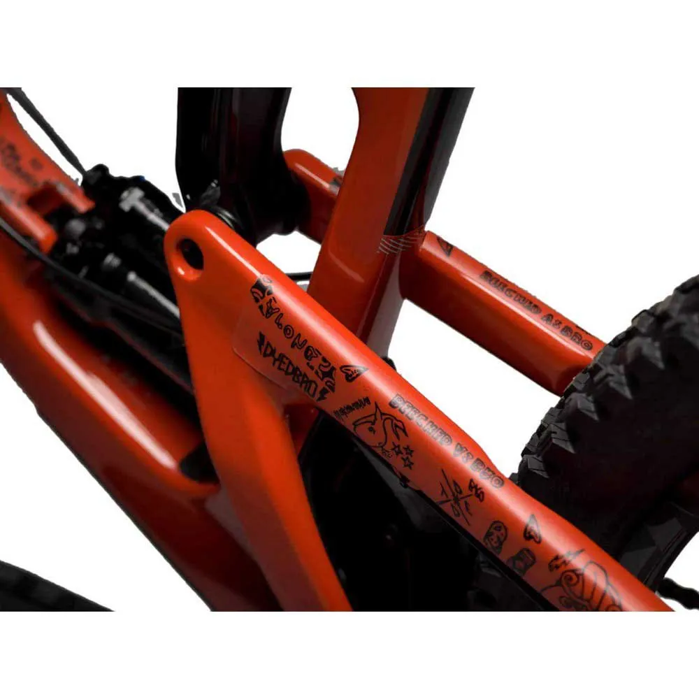 Dyedbro Nz Enduro 2018 Ramsskyddsklistermärken, Black, One Size Dyedbro Nz Enduro 2018 Ramsskyddsklistermärken, Black, One Size