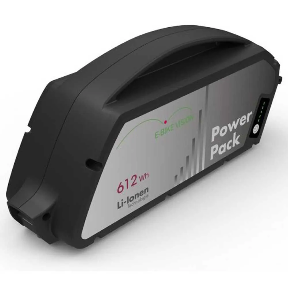 E-Bike Vision Pp612 Rhm Bosch Classic Line Power Pack 612wh 17a 36v Batteri, Black, One Size