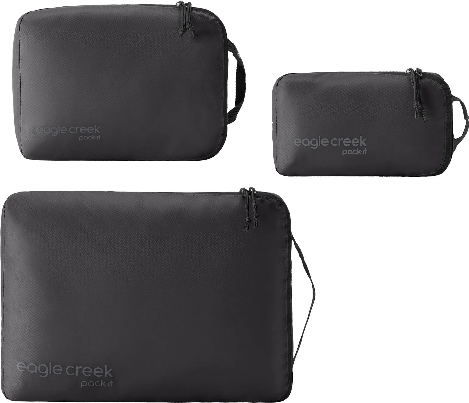 Eagle Creek Pack-It Isolate Cube Set, Black Eagle Creek Pack-It Isolate Cube Set, Black