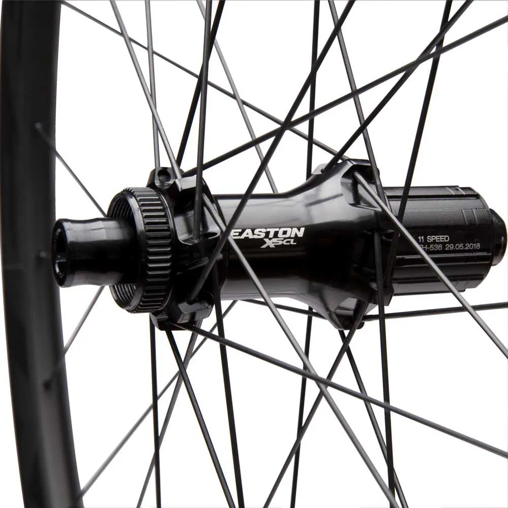 Easton Ea70 Ax 700c Disc Tubeless Landsvägscykelns Bakhjul, Black, 12 x 135mm, Shimano/Sram HG