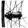 Easton Ea90 Ax Cl Disc Tubeless Gravelcykel Framhjul, Black, 12 x 100mm