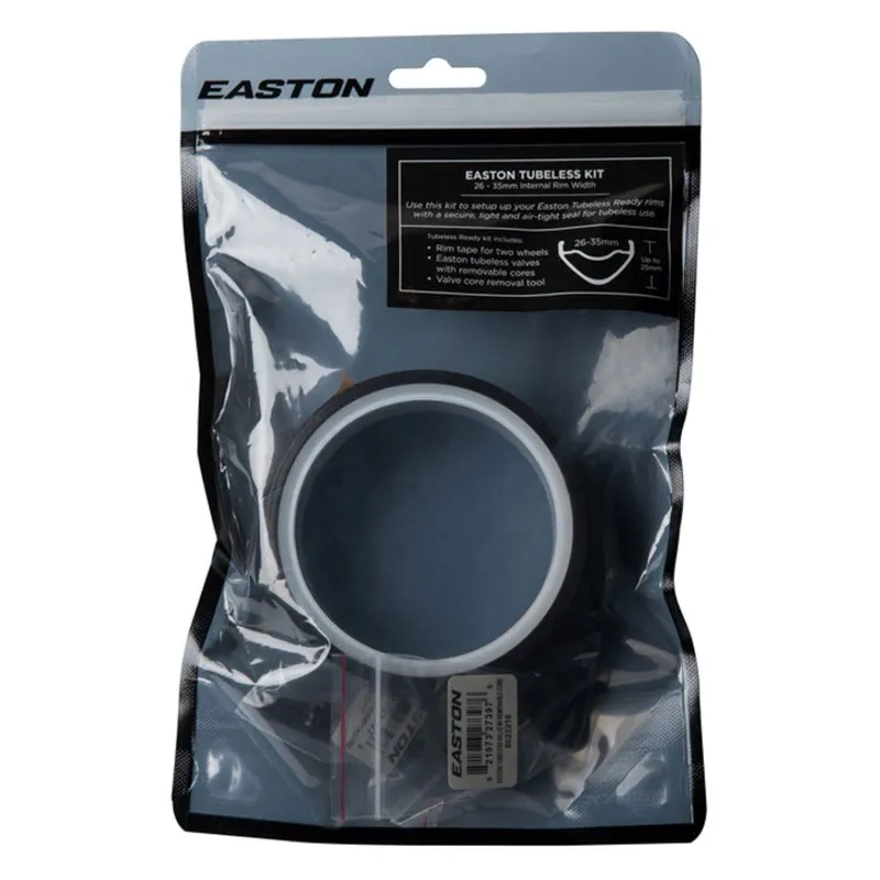 Easton Road Tubeless Fälgband, Black / silver, One Size