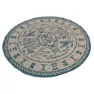 Easy Bilberry Round Matta, Grey, 150cm
