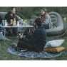 Easy Bilberry Round Matta, Grey, 150cm
