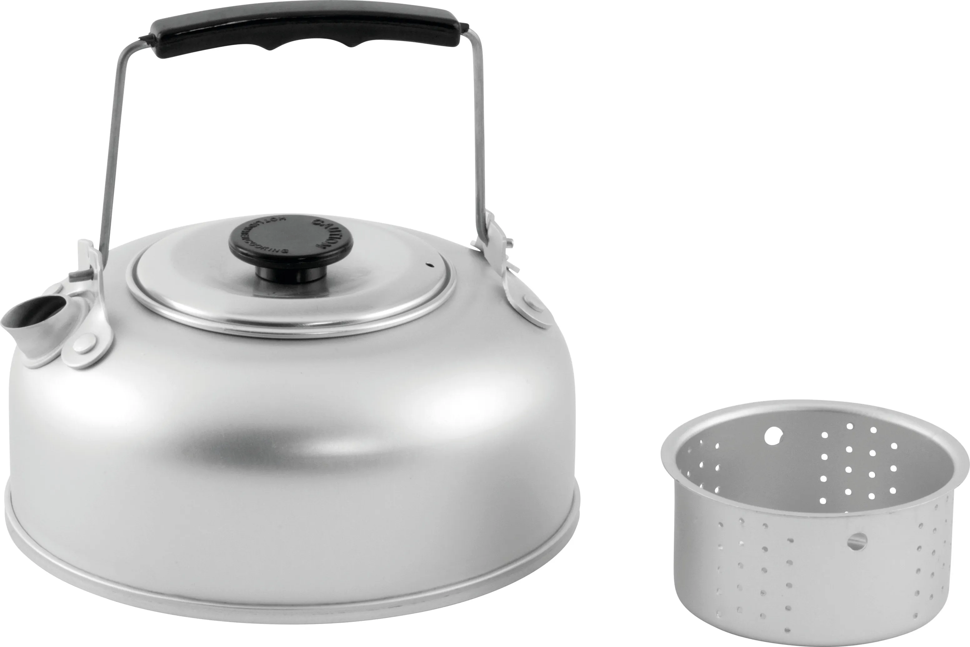 Easy Camp Compact Kettle, Silver, One Size Easy Camp Compact Kettle, Silver, One Size