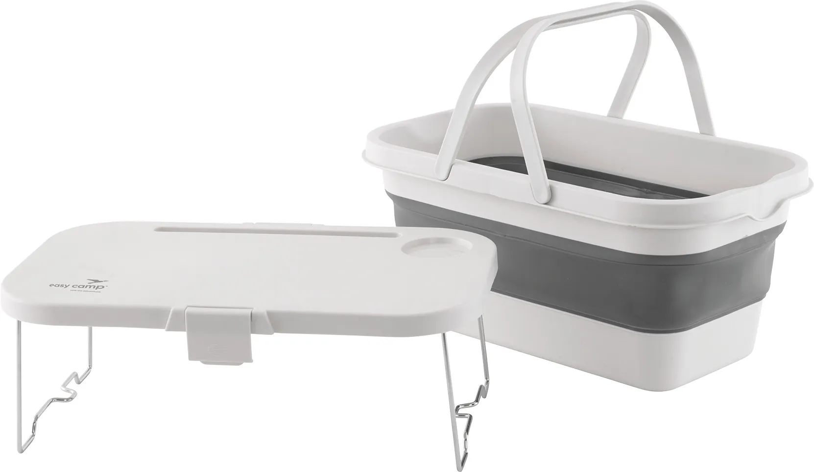 Easy Camp Picnic Basket & Table, White, One Size