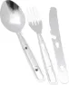 Easy Camp Travel Cutlery, Black & Grey, One Size