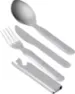 Easy Camp Travel Cutlery Deluxe, Black & Grey, One Size
