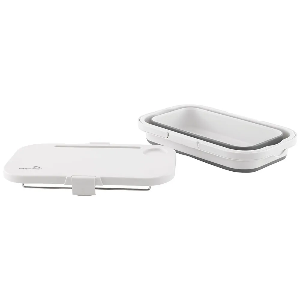 Easy Cerf Picnic Basket & Bord, White, One Size Easy Cerf Picnic Basket & Bord, White, One Size
