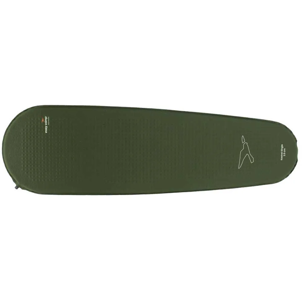 Easy Kestrel Single 2.5 Cm Uppblåsbar Madrass, Pacific blue