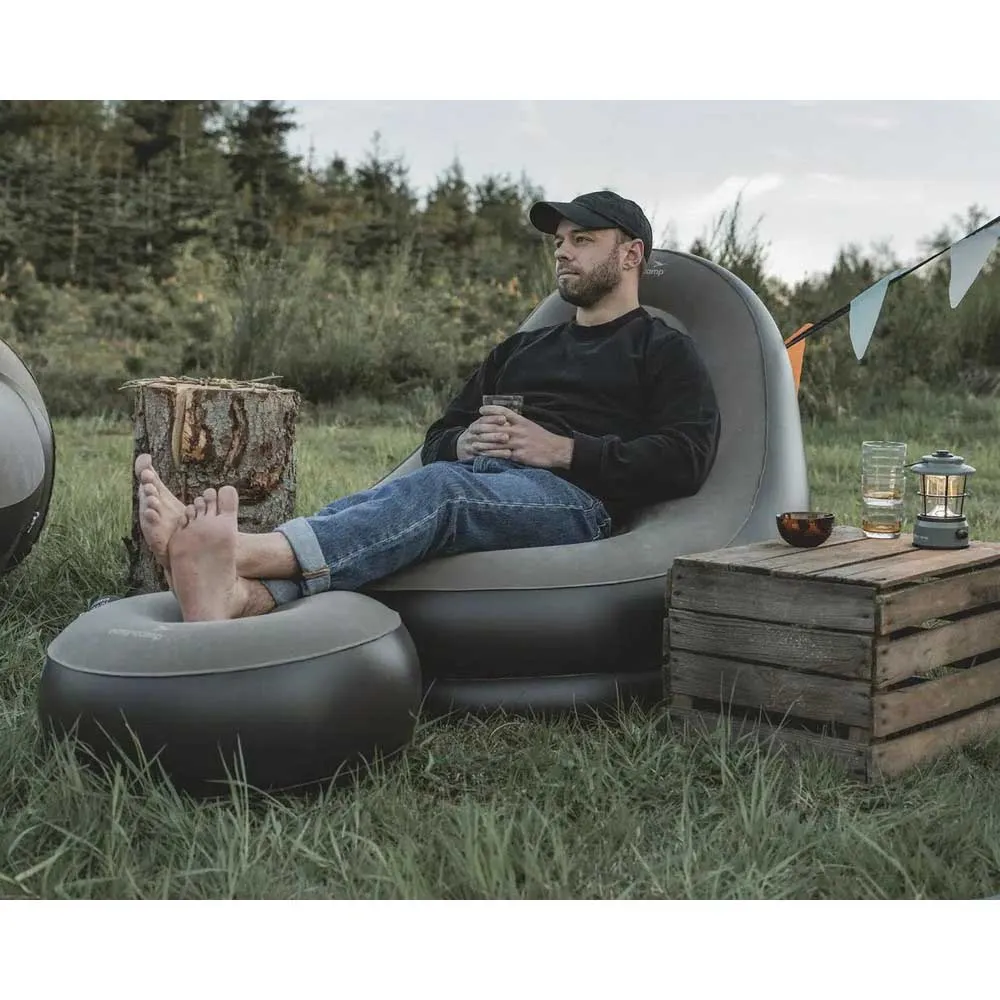 Easy Maple Lounge Uppblåsbar Soffa, Brown, One Size