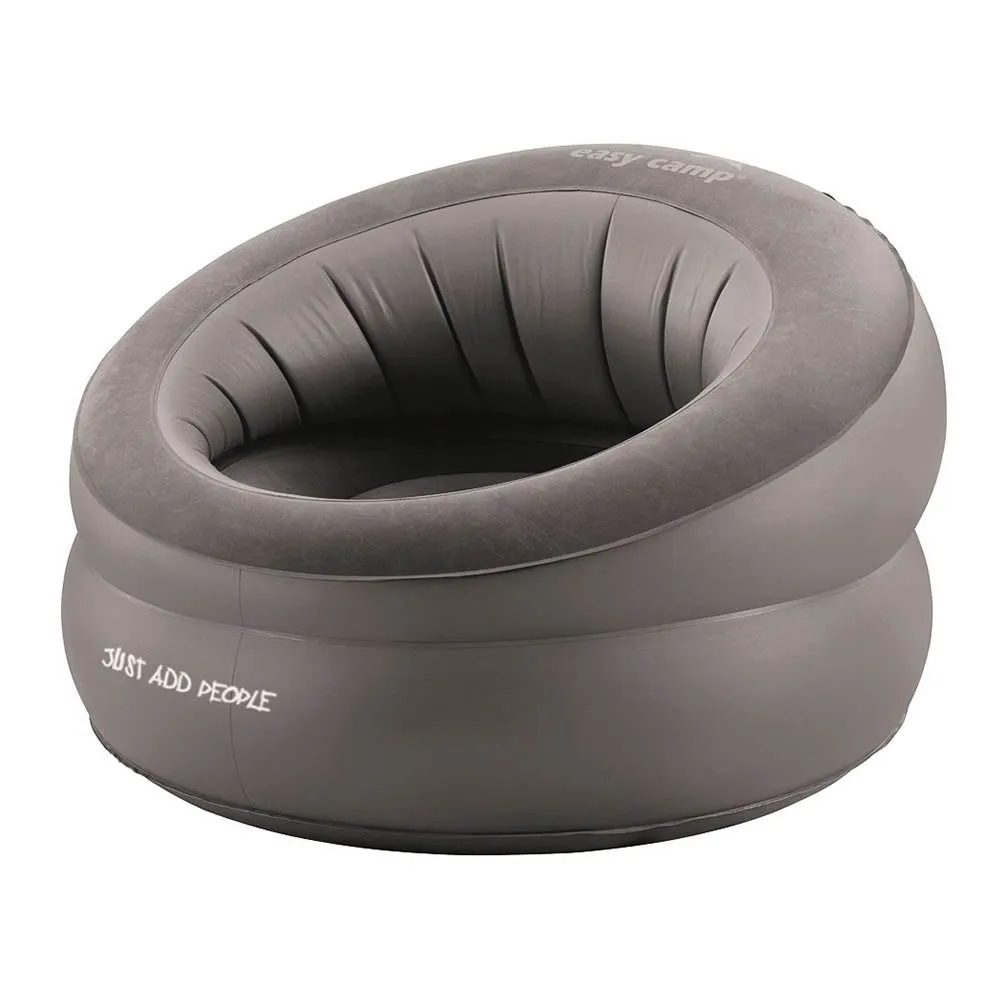 Easy Movie Seat Single Uppblåsbar Soffa, Grey, One Size