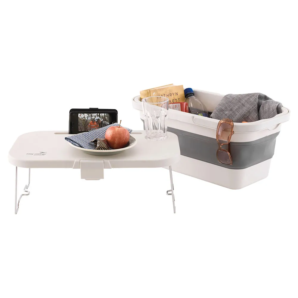 Easy Picnic Basket&table Köksredskap, White, One Size
