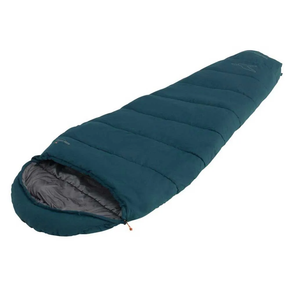 Easy Raven I Mummy 5°c Sovsäck, Blue, Left Zipper