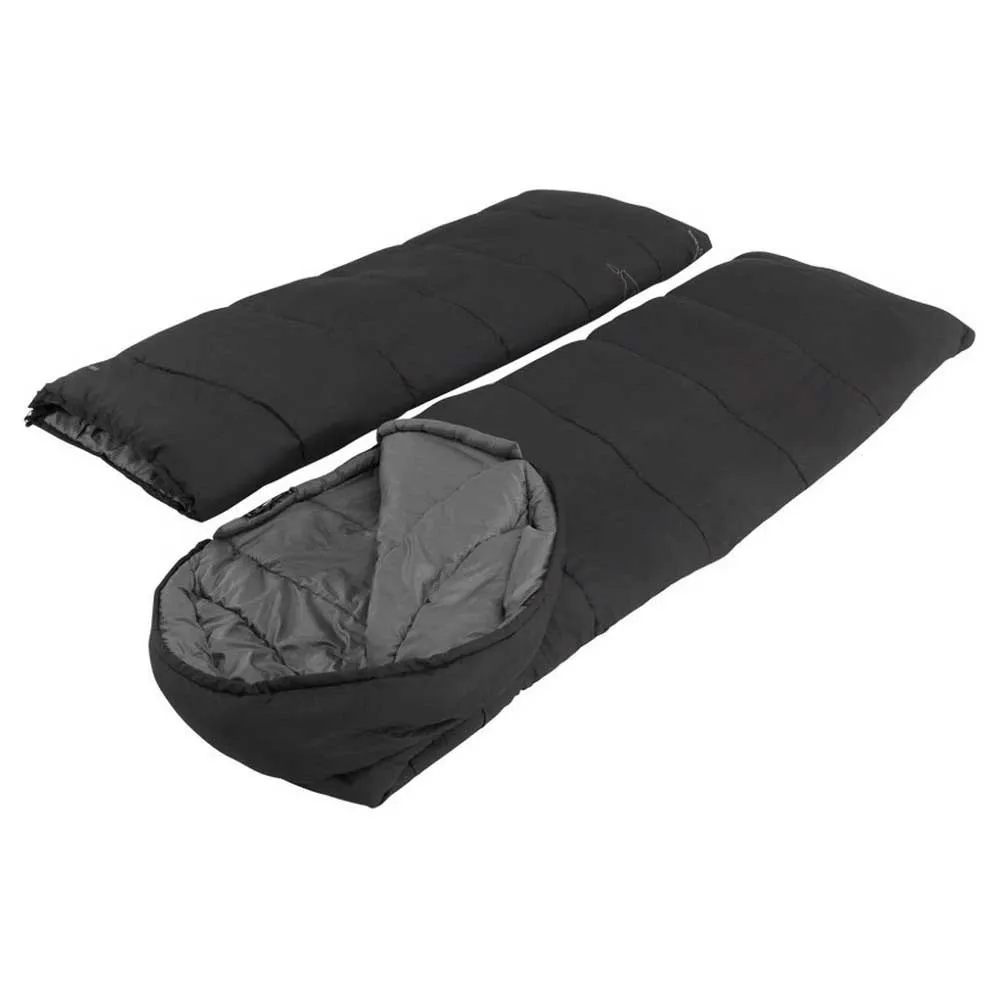 Easy Raven Square Double 5°c Sovsäck, Blue, Double Zipper