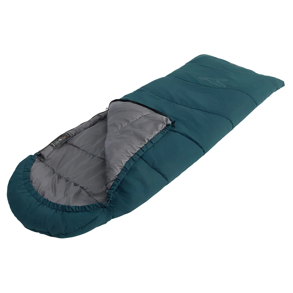 Easy Raven Square Juniorsovsäck, Blue, Double Zipper