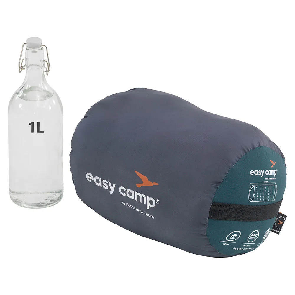 Easy Raven Square Juniorsovsäck, Blue, Double Zipper