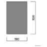 Easy Rosebay Universal L Matta, Grey, 190 x 300cm