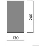 Easy Rosebay Universal M Matta, Grey, 130 x 240cm