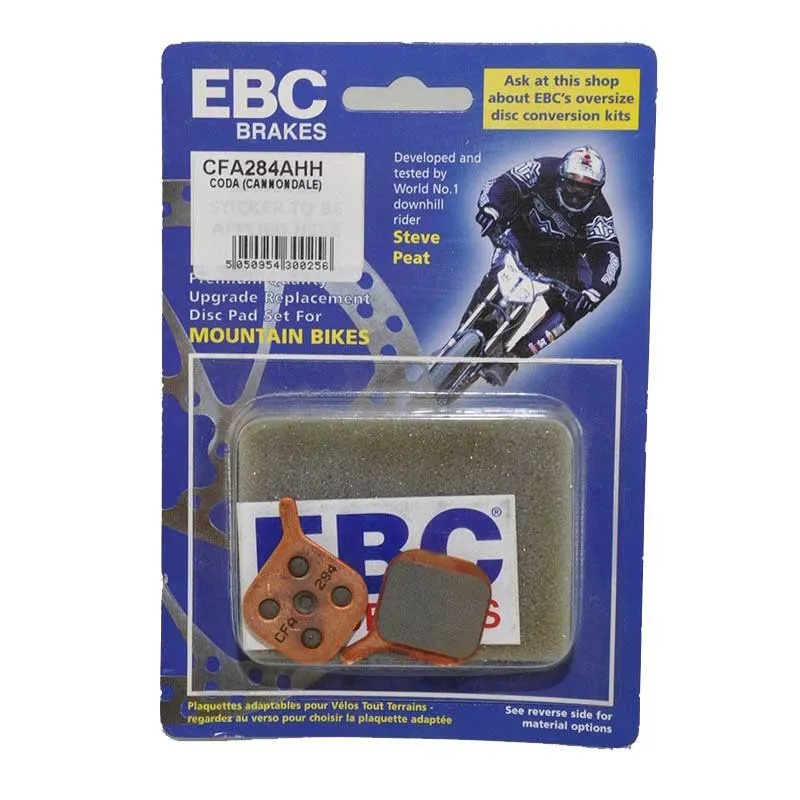 EBC Cfa284ahh Coda Cannodale Expert Profile Wet Riding Skivbromsbelägg, Silver, One Size