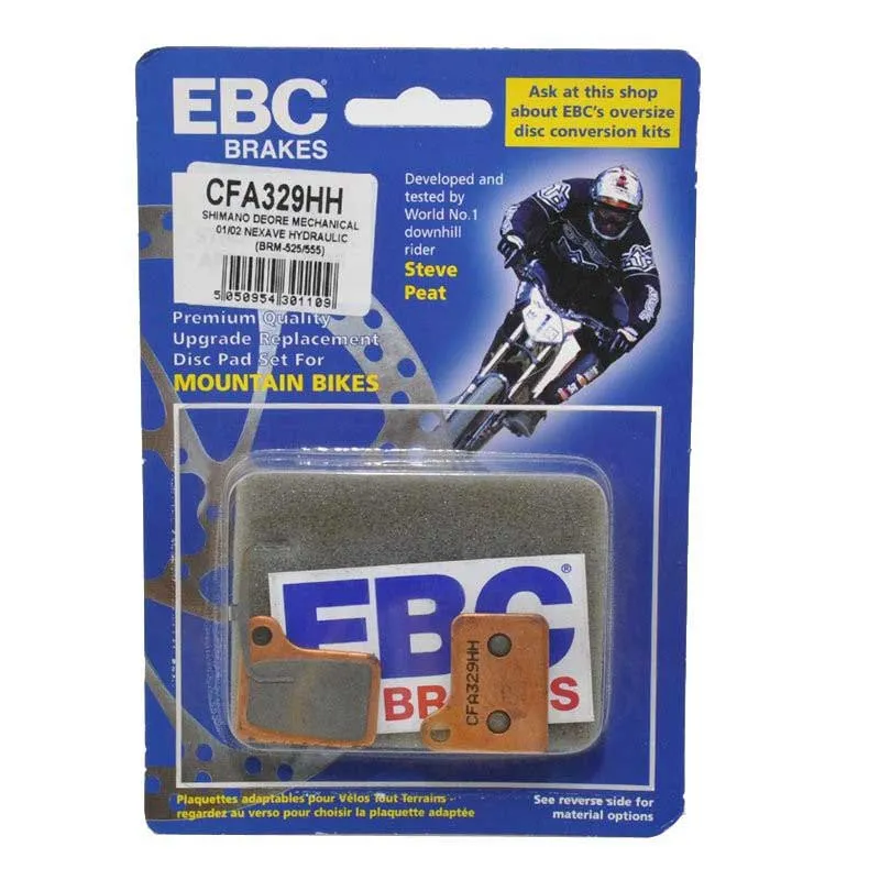 EBC Cfa329hh Shimano Deore Hydraulic Br-m555 2001-2002 Wet Riding Skivbromsbelägg, Silver, One Size EBC Cfa329hh Shimano Deore Hydraulic Br-m555 2001-2002 Wet Riding Skivbromsbelägg, Silver, One Size