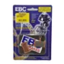 EBC Cfa620hh Hayes Prime/pro And Expert 2012 Wet Riding Skivbromsbelägg, Silver, One Size