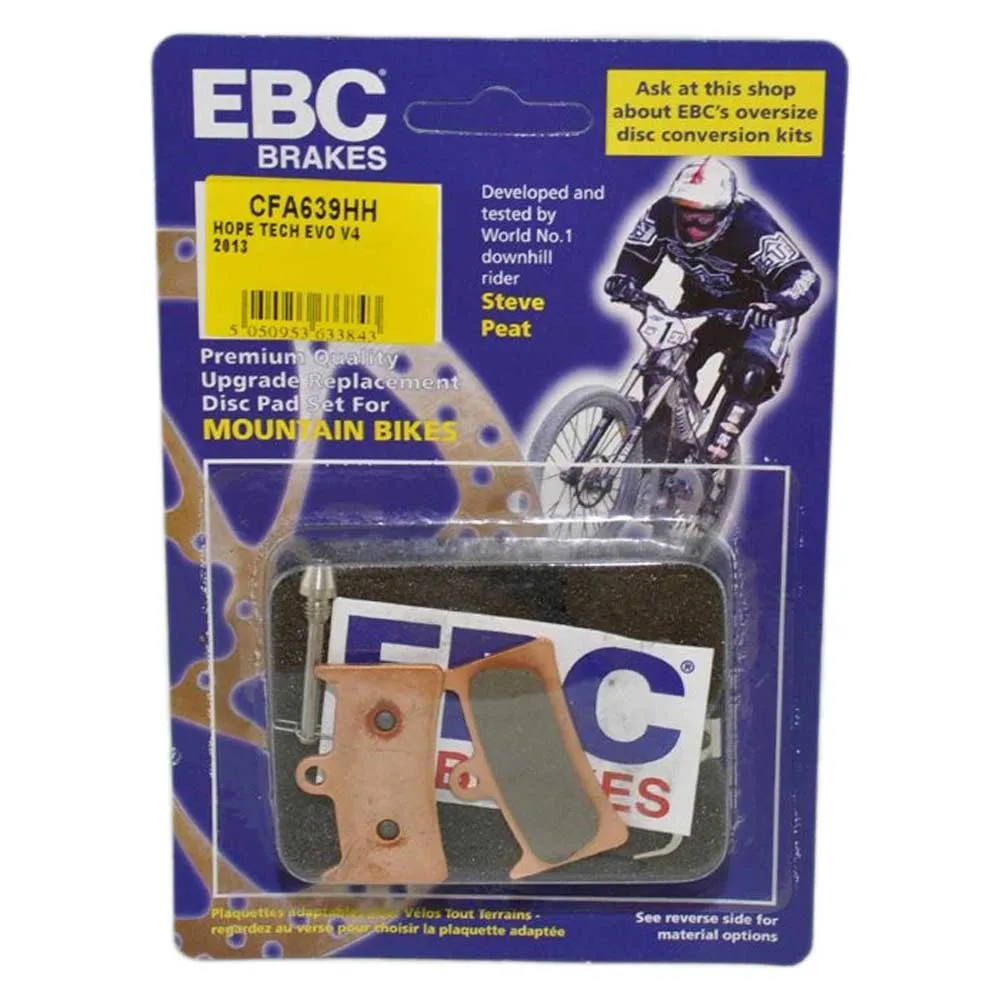 EBC Cfa639hh Hope Tech Evo V4 Wet Riding Skivbromsbelägg, Silver, One Size EBC Cfa639hh Hope Tech Evo V4 Wet Riding Skivbromsbelägg, Silver, One Size