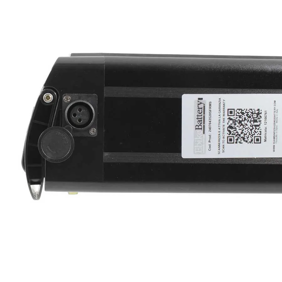 Ebike Battery Silverfish 24v 14ah Vertical Lithium Batteri, Black, One Size