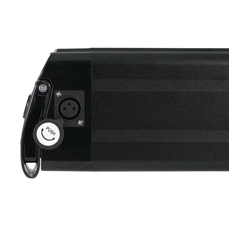 Ebike Battery Silverfish 48v 15ah Vertical Lithium Batteri, Black, One Size