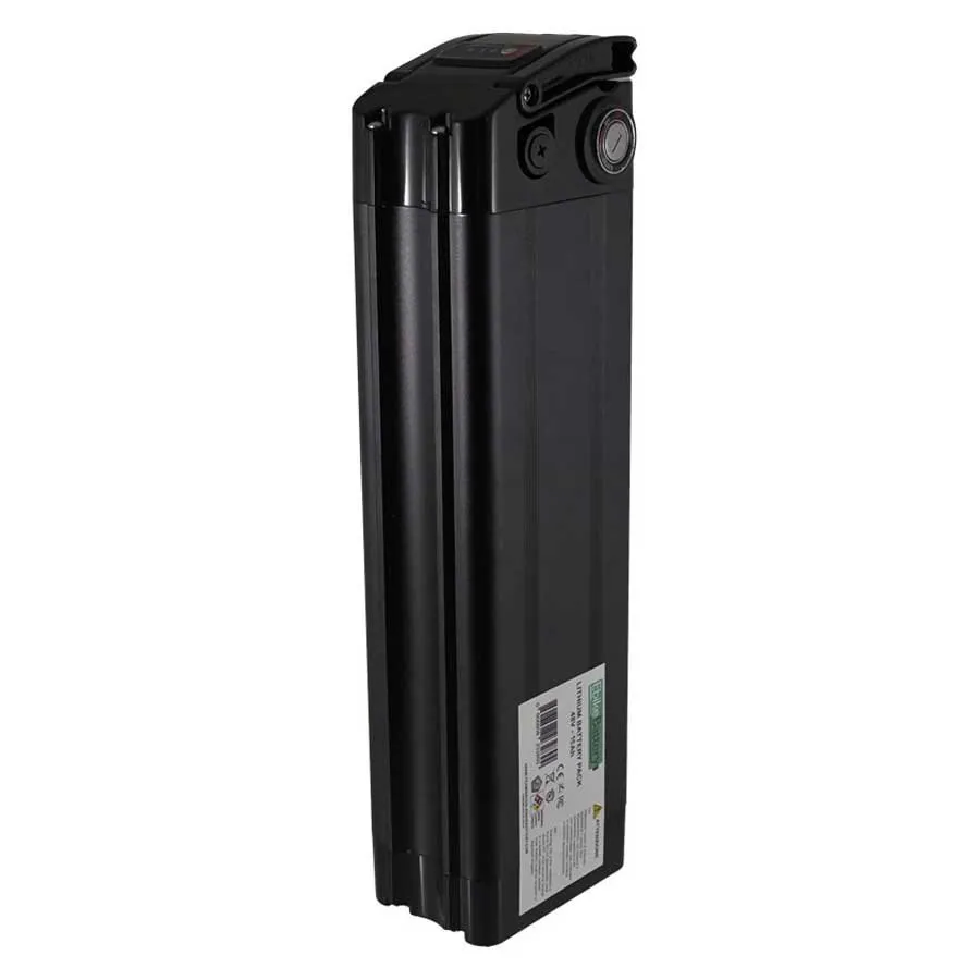 Ebike Battery Silverfish 48v 15ah Vertical Lithium Batteri, Black, One Size