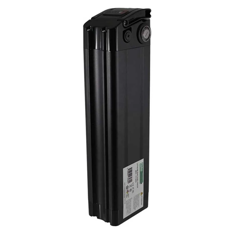Ebike Battery Silverfish 48v 17.5ah Vertical Lithium Batteri, Black, One Size
