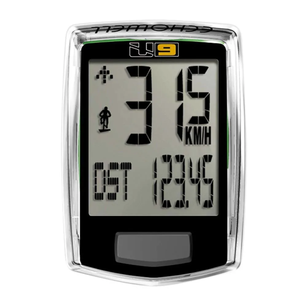 Echowell U9 Cykeldator, Black, One Size Echowell U9 Cykeldator, Black, One Size