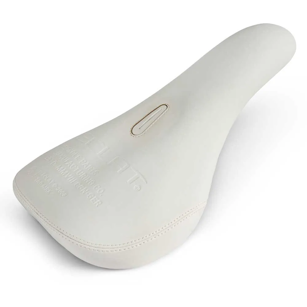 Eclat Bios Slim Pivotal Cykelsadel, White leather, One Size Eclat Bios Slim Pivotal Cykelsadel, White leather, One Size