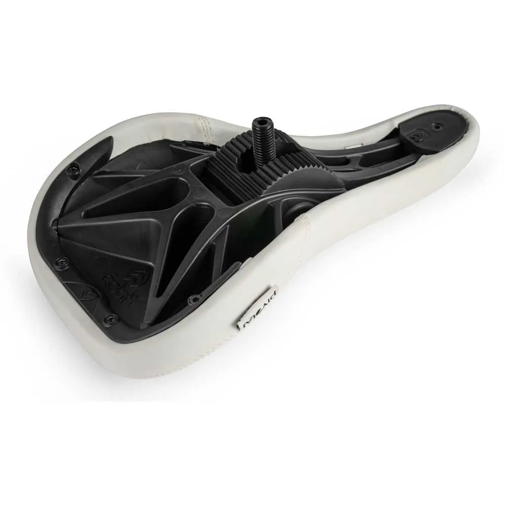 Eclat Bios Slim Pivotal Cykelsadel, White leather, One Size Eclat Bios Slim Pivotal Cykelsadel, White leather, One Size