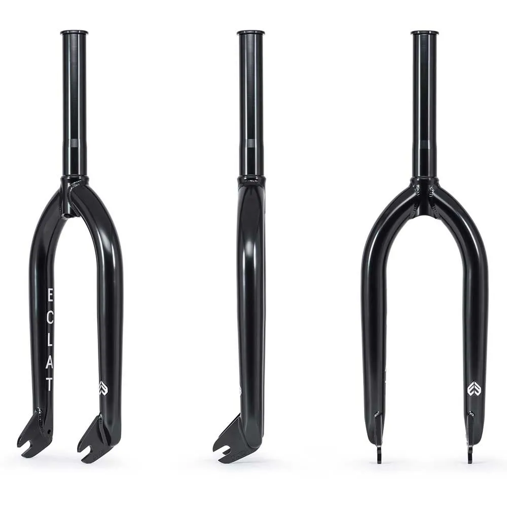 Eclat Storm Jordan Godwin 20 Mm Brakeless 1 1/8´´ 20´´ 10 Mm Bmx-gaffel, Black, 20", Rigid