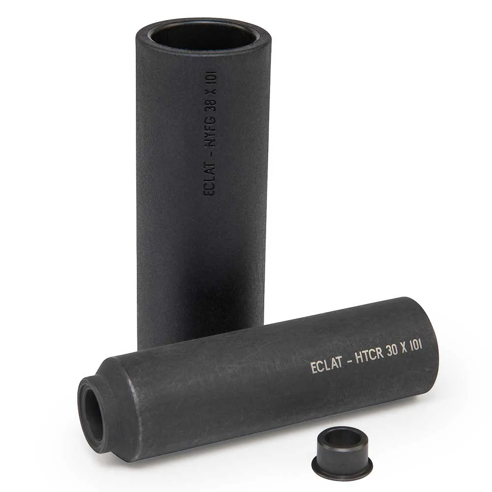 Eclat Venom 14 Mm 4´´ Cr-mo/plastic Bmx10 Mm Pluggar, Black, One Size