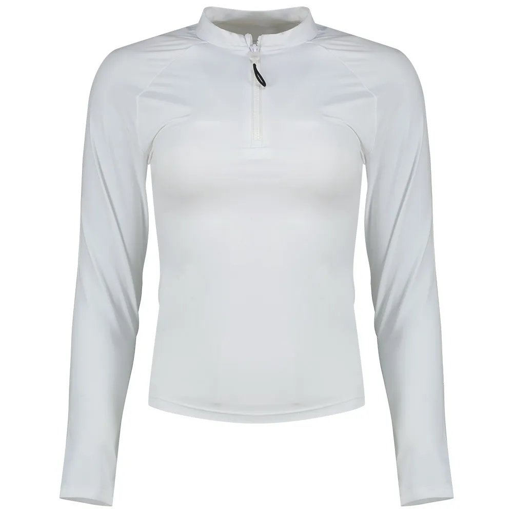 Ecoalf Bolangalf Kvinnors Långärmad Rashguard unisex, Off white, XS