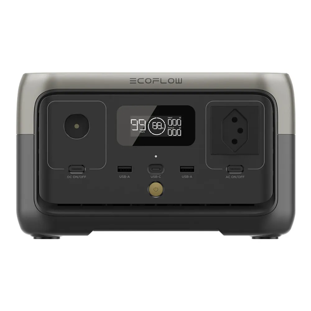 Ecoflow Bärbar Kraftstation River 2 Version Med Ch-kontakt Bärbar Kraftstation, Black, One Size Ecoflow Bärbar Kraftstation River 2 Version Med Ch-kontakt Bärbar Kraftstation, Black, One Size