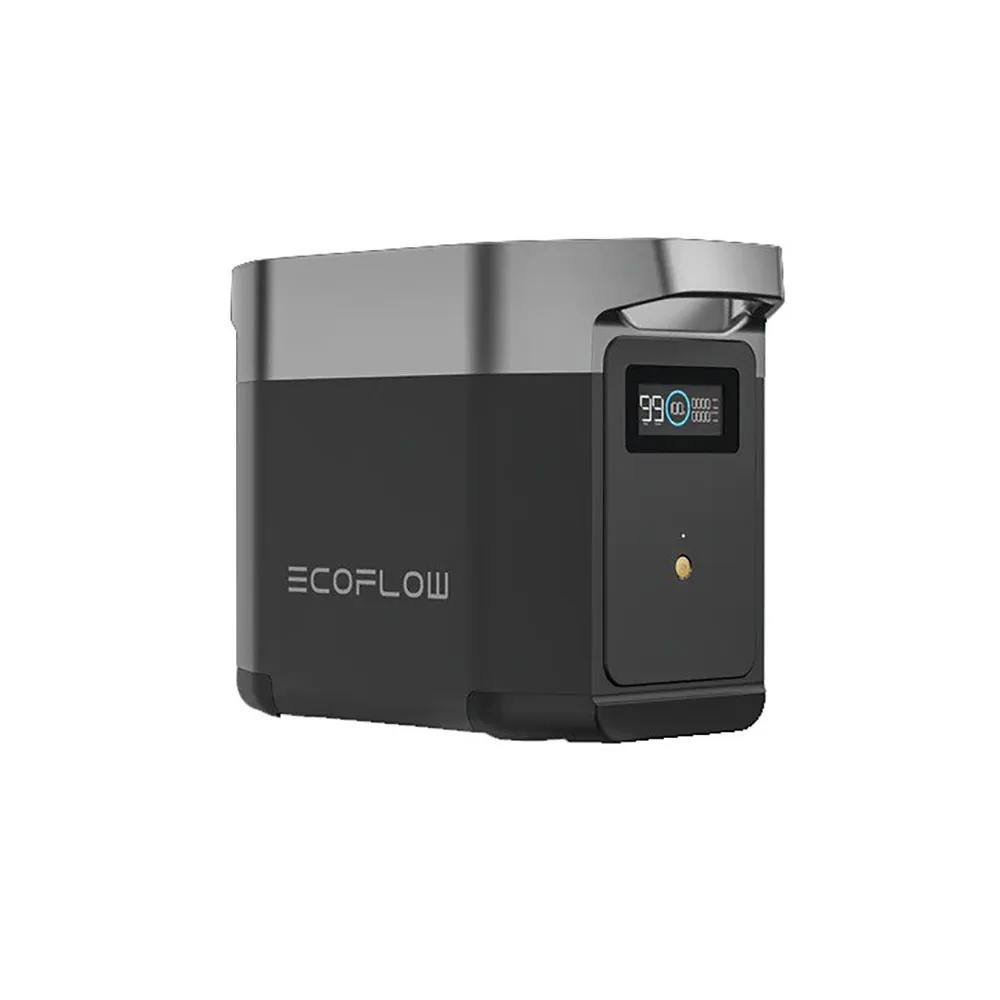 Ecoflow Delta 2 1024wh Extra Battery Portable Kraftverk, Black, One Size