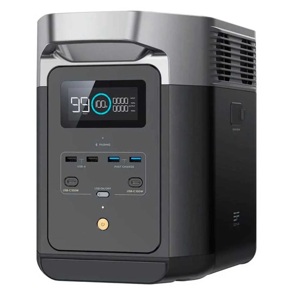 Ecoflow Delta 2 Bärbar Kraftstation, Black, One Size Ecoflow Delta 2 Bärbar Kraftstation, Black, One Size