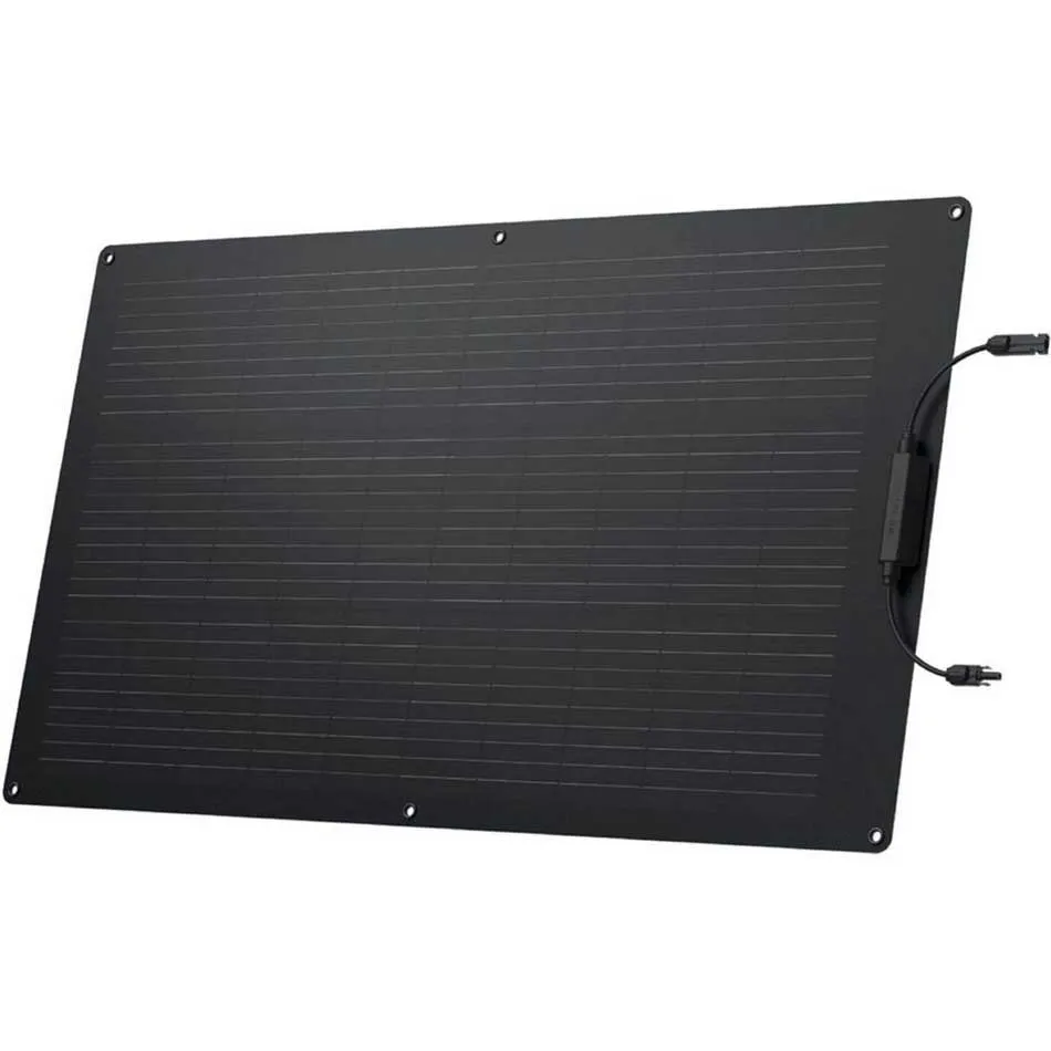 Ecoflow Flexibel Solpanel 100w, Black, One Size