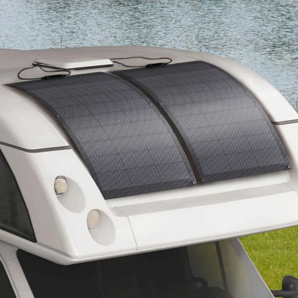 Ecoflow Flexibel Solpanel 100w, Black, One Size