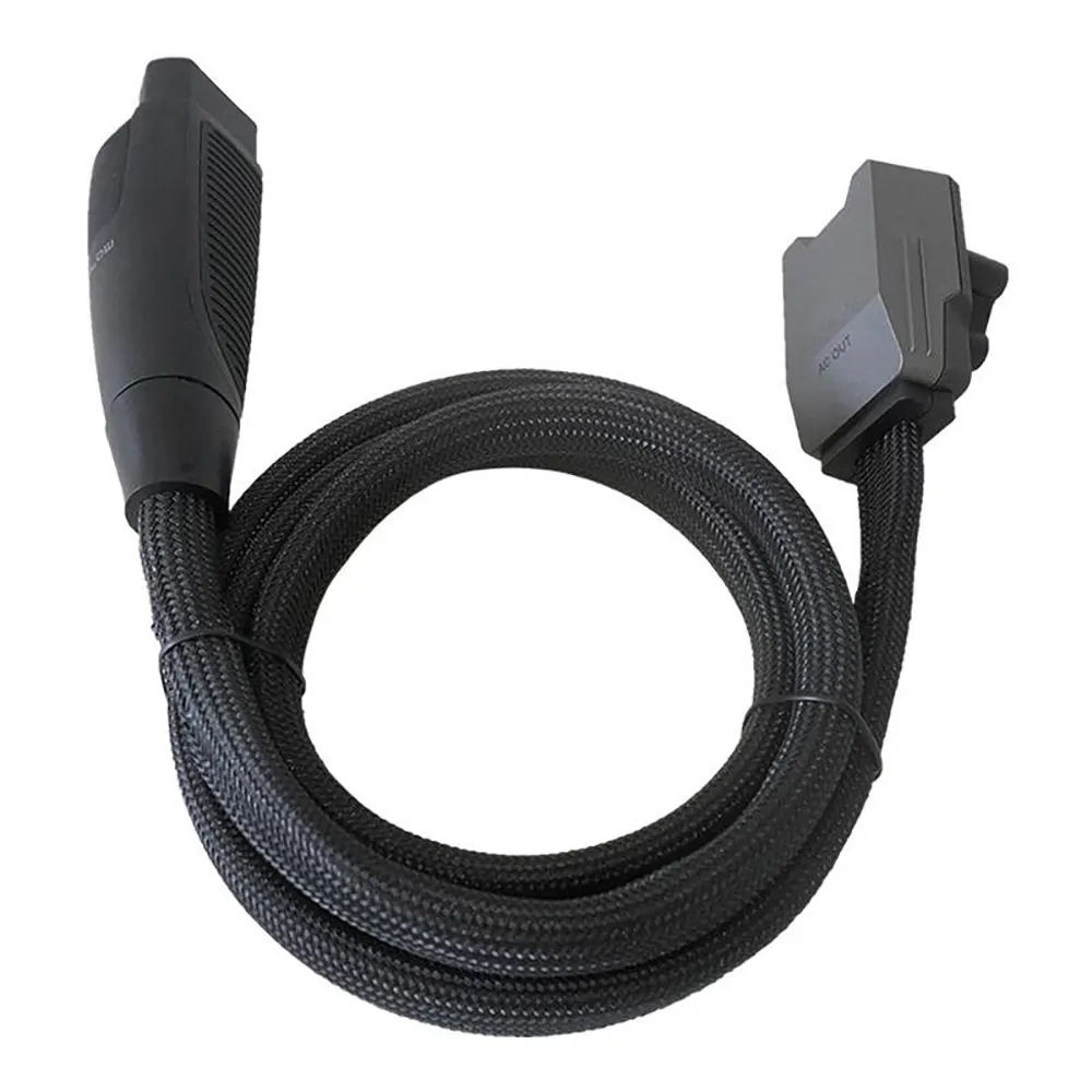 Ecoflow Kabel För Anslutning Av Power Hub Med Smart Home Panel, Black, One Size Ecoflow Kabel För Anslutning Av Power Hub Med Smart Home Panel, Black, One Size